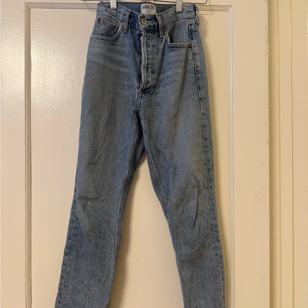 Agolde Riley High Rise Straight Crop Jean - Picture 2 of 5